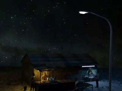 CHAYAKADA ON THE MOON Free low-poly 3D model