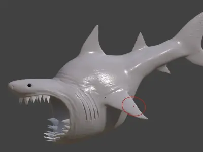 Stylised Shark Free 3D print model