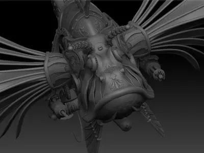 Steampunk  Lionfish 3D model