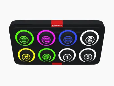 FuelTech SwitchPanel-8 Mini Low-poly 3D model