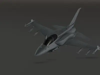 F16 - S Original Low-poly 3D model