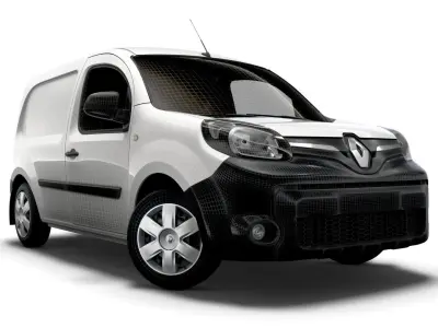 Renault Kangoo ZE Electric Business UK-spec 3D model