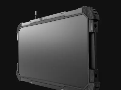 Tablet Phone Military Low-poly 3D model