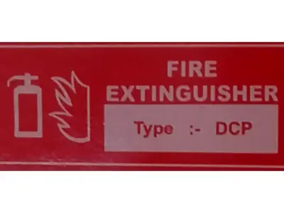 Fire Extinguisher Sign Low-poly 3D model