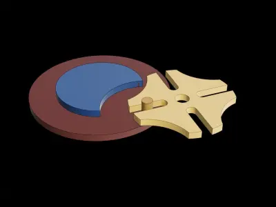 Geneva drive - Maltese cross 3D model