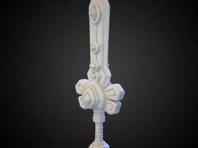 Stylized Sword 27 3D model
