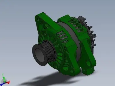 Stator motor 800l Free 3D model