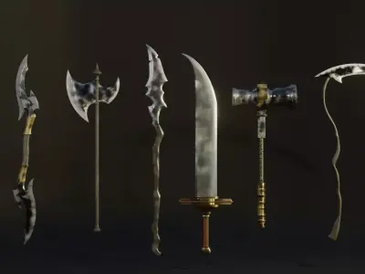 RPG Blades 3D model