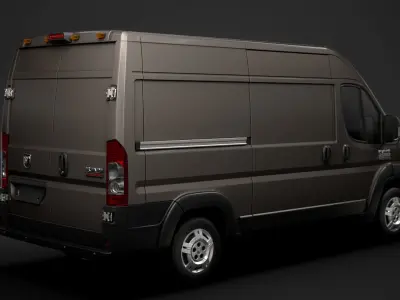 Ram Promaster Cargo 2500 HR 136WB 2020 3D model