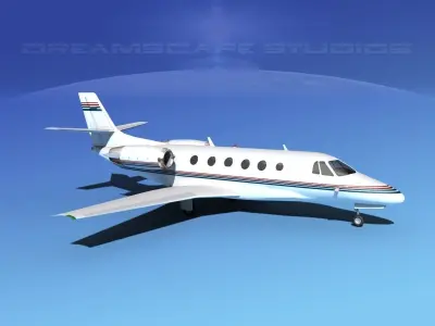 Cessna C560XL Citation V08 3D model