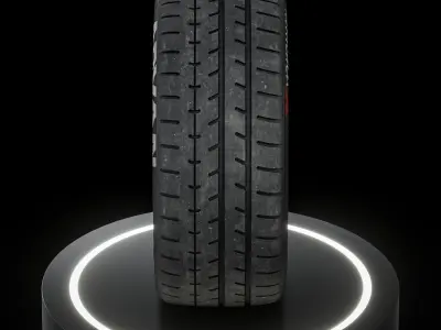 Yokohama Advan A052 245 40 ZR18 LOGOS 3D model