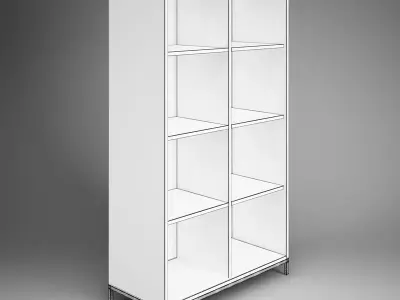 Office Storage Cubby Shelf Unit 09 3D model