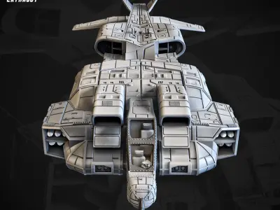 Dropship 32mm 3D print model