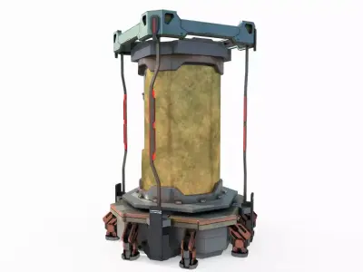 Future Sci Fi Medical Cans 3D model