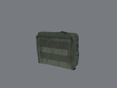 Utility pouch Low-poly 3D model