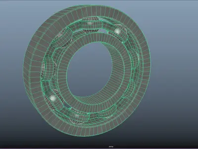ball bearing - pbr Low-poly 3D model