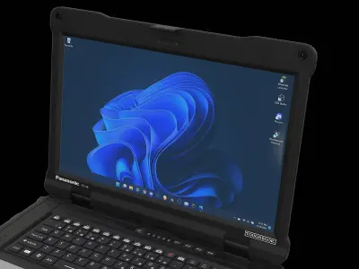 Rugged Panasonic Toughbook-40 Laptop 3D model