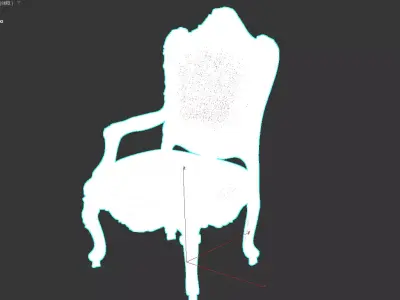 135- Chinese Style Scene - Free 3D Model of Chair 5 Free 3D model