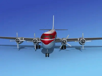 Boeing 377 Aero Spacelines 3D model