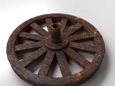 Old Wheel 3D model