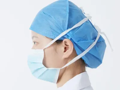 Bandage mask machine - automatic feeding 3D model