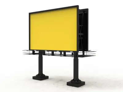 Billboard 3D model