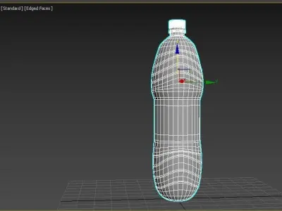 plastic bottle Free low-poly 3D model