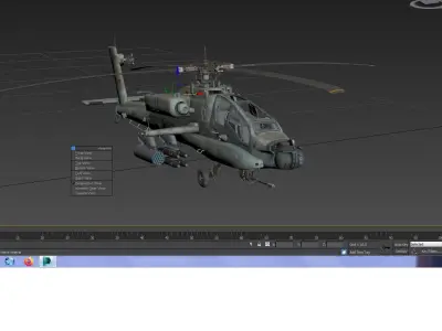 AH-64 Apache 3D model
