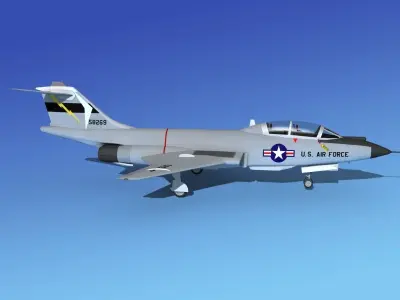 McDonnell F-101B Voodoo V07 3D model