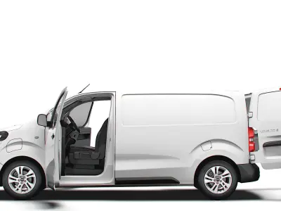 Opel Vivaro Electric Van L2 HQ Interior 2024 3D model