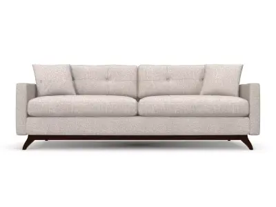 Nari Tufted Back Sofa With 2 Toss Pillows Free 3D model