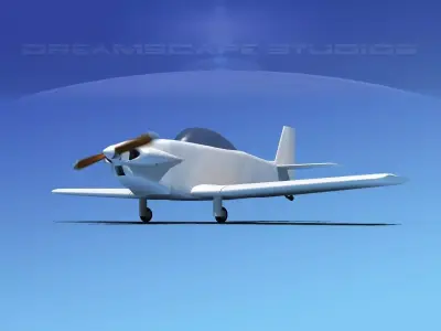 Ken Rand KR-1 Bare Metal 3D model