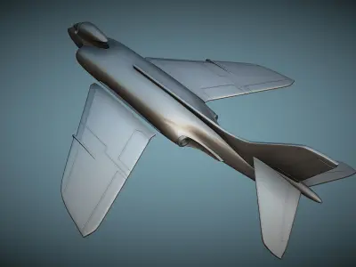 Supermarine Scimitar - 3D Printable Model 3D print model