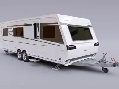 Eriba Nova S690 Hymer Low-poly 3D model