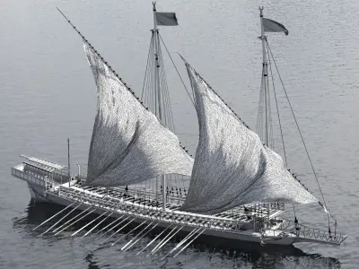 Ottoman Ship 3D model