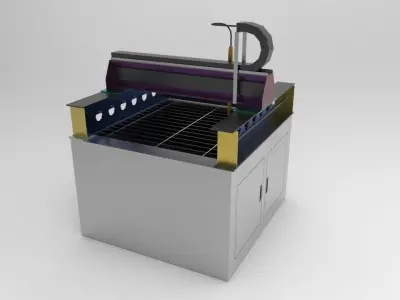 Plasma Cutting Machine 3D model