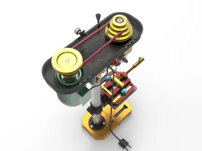 Drill Press 3D model