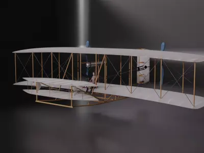 Flayer 3 Military for your game and animation Low-poly 3D model