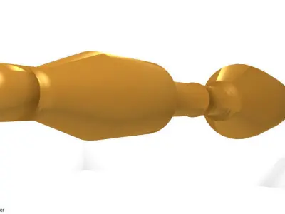 Rocket Launcher - Projectile - RPG PG 7R 3D model