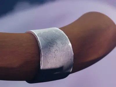 Stylized War Horn Low-poly 3D model