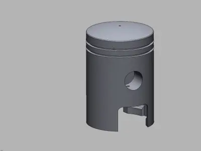 Simson piston S50 3D model