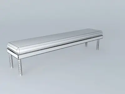 Custom Bench Decoro  Free 3D model