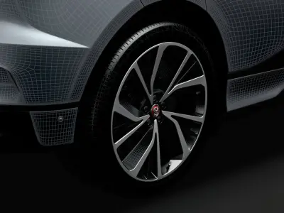 Jaguar I Pace EV400 ADW S 2019 wheel 3D model