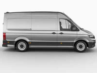 MAN TGE panel van L1H2 3D model