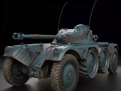 Panhard EBR 90 PBR Model 3D model