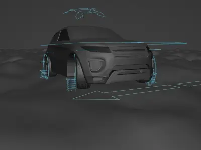 Range Rover EVOUQUE 3D model