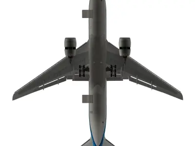 Boeing 777-200ER KLM 3D model