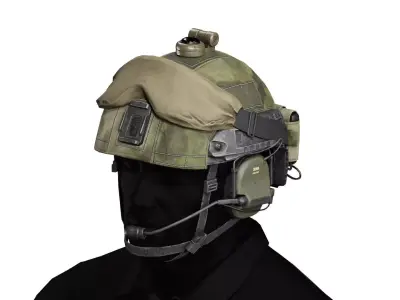 LSHZ HELMET HIGH CUT Low-poly 3D model