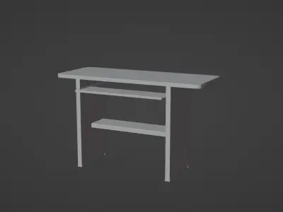 free Desk computer Free 3D model