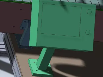 Labeling machine 3D model